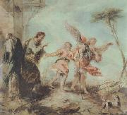 Francesco Guardi Dal ciclo delle storie di Tobiolo (mk21) oil on canvas